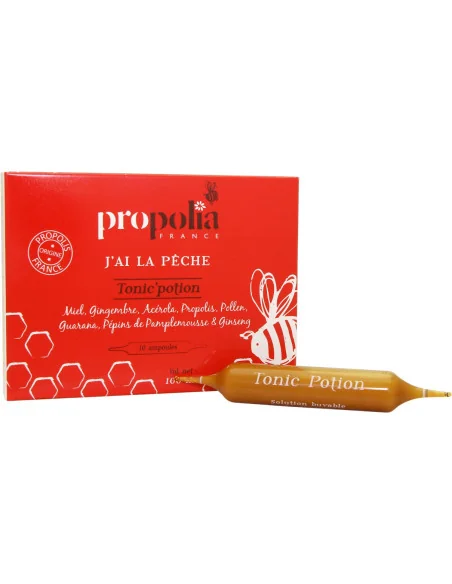Tonic potion Propolis, miel, gingembre, acérola, pollen - Propolia Apimab