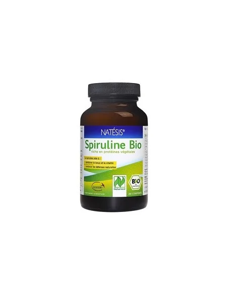 Espirulina Orgánica 500mg 180cp - Tono y Resistencia Natésis