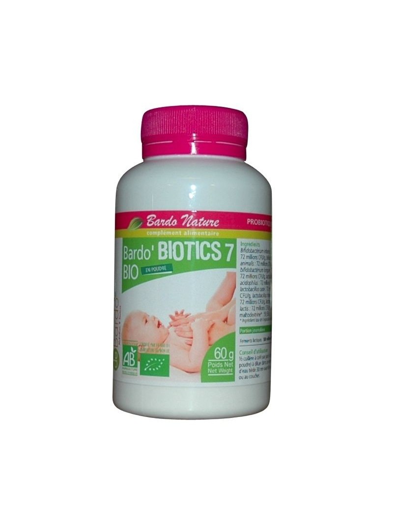 Bardo'biotics 7 Baby bio 60g - Probiotiques De Bardo