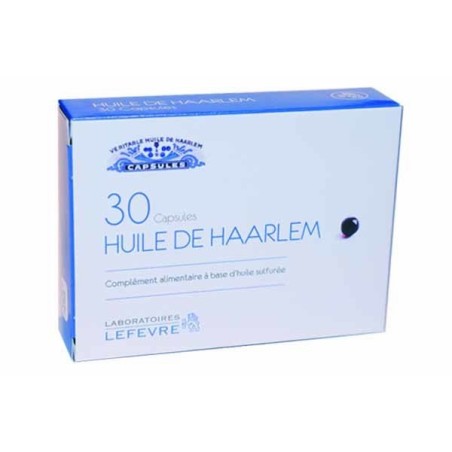 Véritable huile de Haarlem 30caps Soufre biodisponible - Détox Labo Dr LEFEVRE