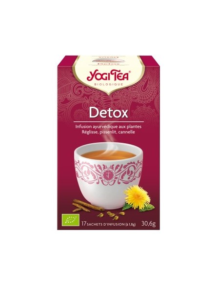 Détox bio Infusion ayurvédique Yogi Tea