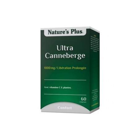 Ultra Canneberge 1000  Libération prolongée 60cps - Confort urinaire Natue's Plus