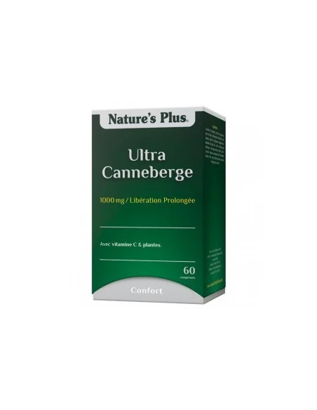 Ultra Canneberge 1000 Libération prolongée 60cps - Confort urinaire Natue's Plus