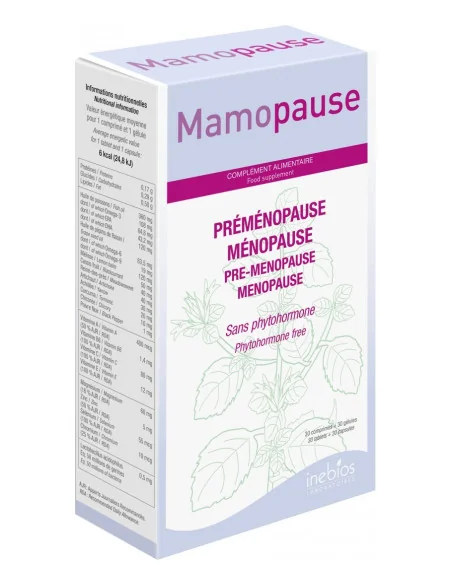 MAMOPAUSE PREMENOPAUSE ET MENOPAUSE- INEBIOS 