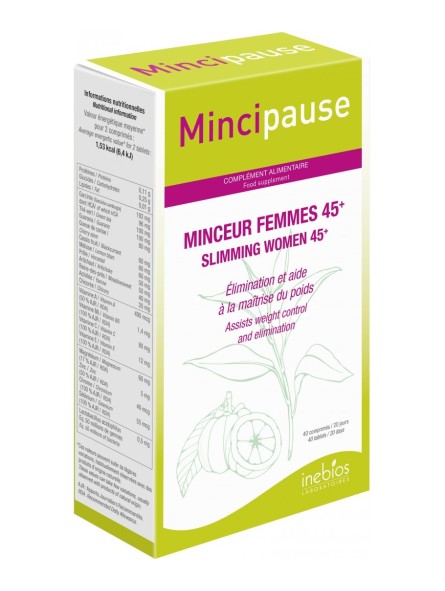 MINCIPAUSE MINCEUR FEMMES 45+- INEBIOS 