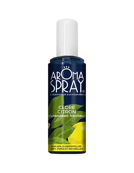 AROMASPRAY CEDAR LEMON - DESINFECTANTE PURIFICANTE CON ACEITES ESENCIALES ORGÁNICOS AROMASPRAY