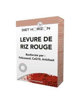 Levure de riz rouge 60cps - Lipides et glucides Diet Horizon