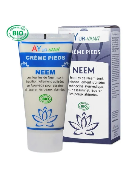 Crema de pie ayurvédica orgánica en Neem Ayur Vana