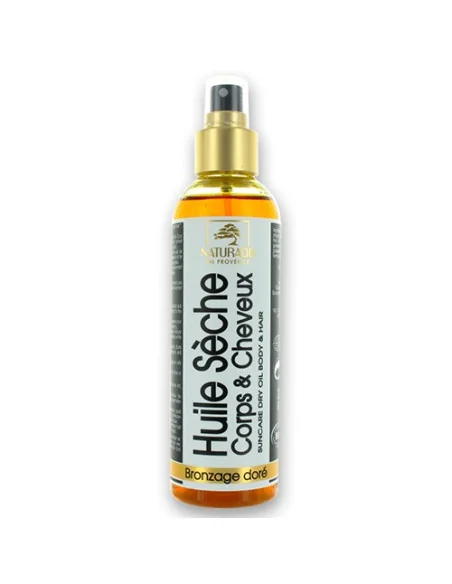 Huile sèche bio sublimateur Corps et cheveux - Bronzage Naturado