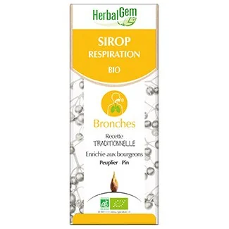 Jarabe respiratorio orgánico Gemoterapia Herbalgem