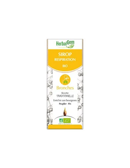 Jarabe respiratorio orgánico Gemoterapia Herbalgem