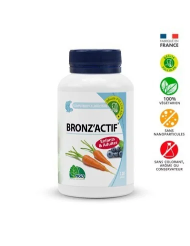 Bronz'actif Preparación bronceadora MGD Nature