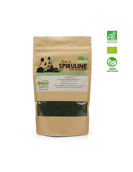 Espirulina en polvo orgánica Vitalité MGD Nature