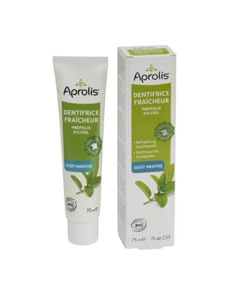 Dentifrice tonifiant à la propolis bio 75ml - Hygiène buccale Aprolis