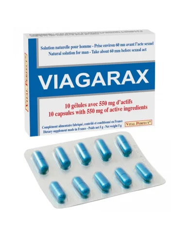 Viagarax Libido performance bien-être Homme 10 gelules Vital perfect