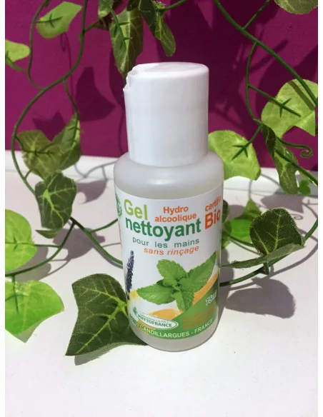 Gel Solution anti virus hydroalcoolique bio mains PhytoFrance