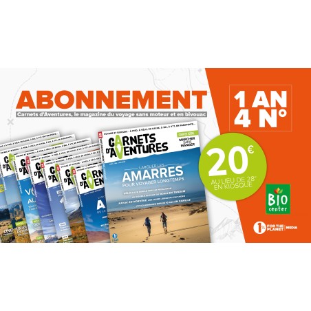 Abonnement 1 an Carnet d'aventures 20€
