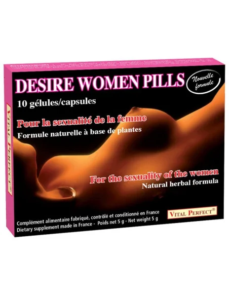 PASTILLAS MUJER DESEO - Vital Perfect