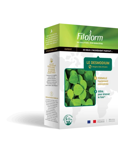 Desmodium 20amp - Draineur hépatique Fitoform