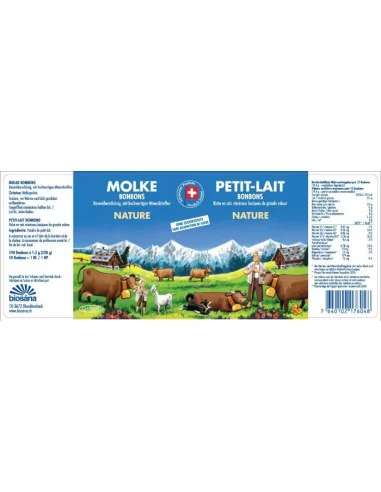 Caramelos de suero con sales minerales básicas Biosana