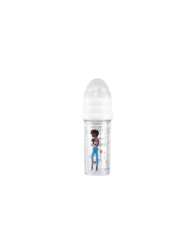 Maman Afro (13 Oz) + 2 biberons 210 ml My love et Coeurs (7 Oz)