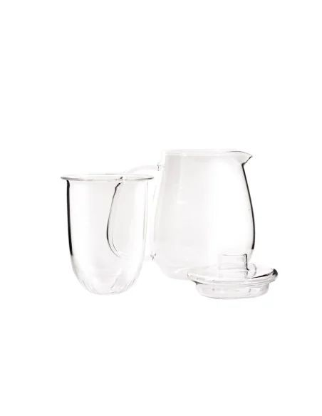 Set Théière Unitea Grand Modèle 720 ml filtre en verre- Les Jardins de Gaïa
