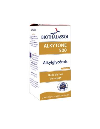Alkytone 500 Huile de foie de requin 120caps Biothalassol