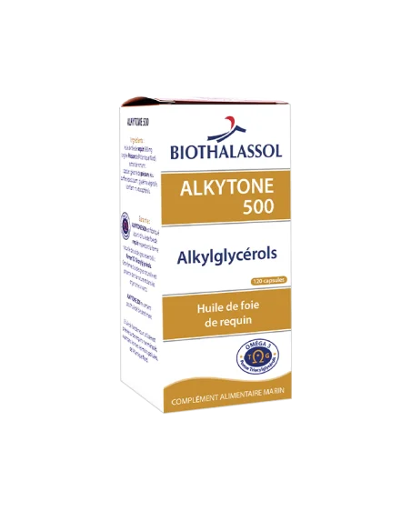 Alkytone 500 Huile de foie de requin 120caps Biothalassol