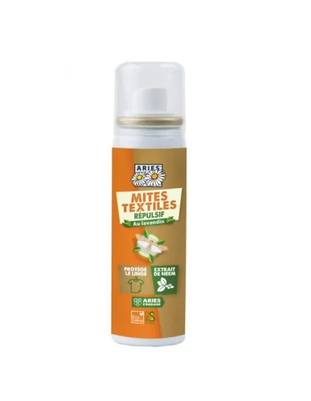 Spray anti mites textiles - Eco produit Ariès 50ml