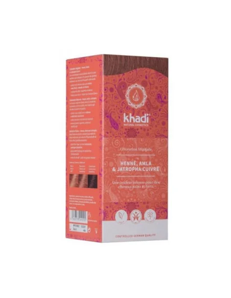 Henna, alma y jatrofa de cobre - Khadi